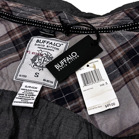 David Bitton Buffalo Shilo Cannon Combo Shirt Utility Cowboy Western Rare Y2K - Picture 13 of 16